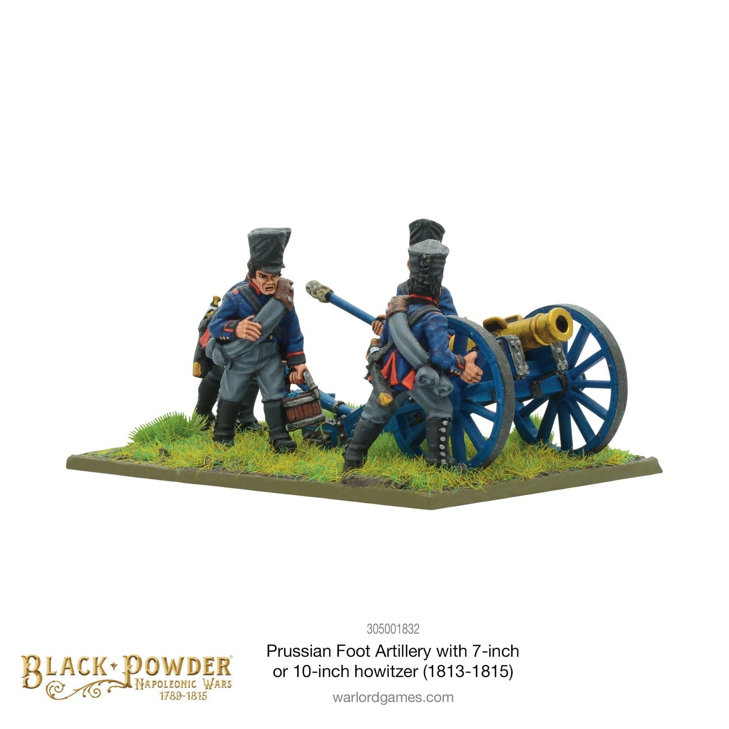 Black Powder: Prussians - Napoleonic Prussian Foot Artillery with 7 or 10-inch Howitzer (1813-1815)