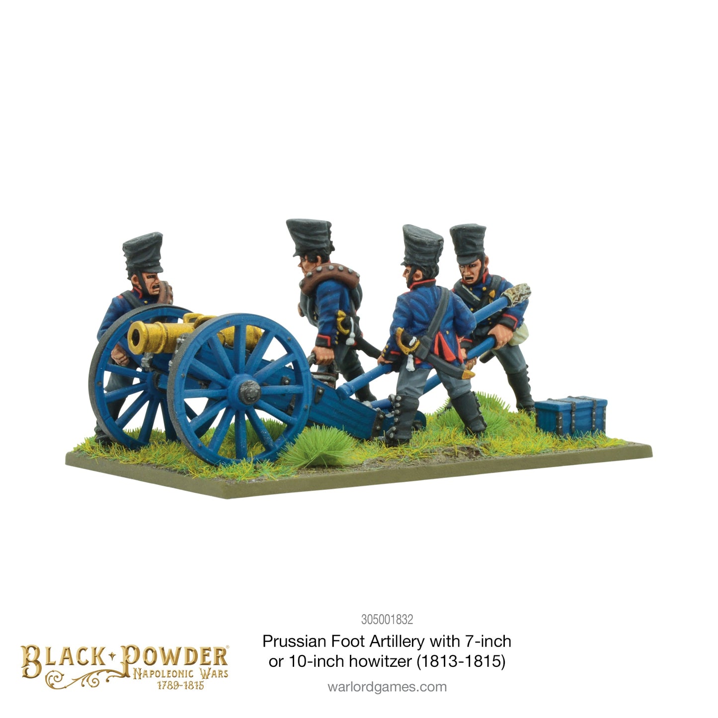Black Powder: Prussians - Napoleonic Prussian Foot Artillery with 7 or 10-inch Howitzer (1813-1815)