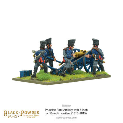 Black Powder: Prussians - Napoleonic Prussian Foot Artillery with 7 or 10-inch Howitzer (1813-1815)