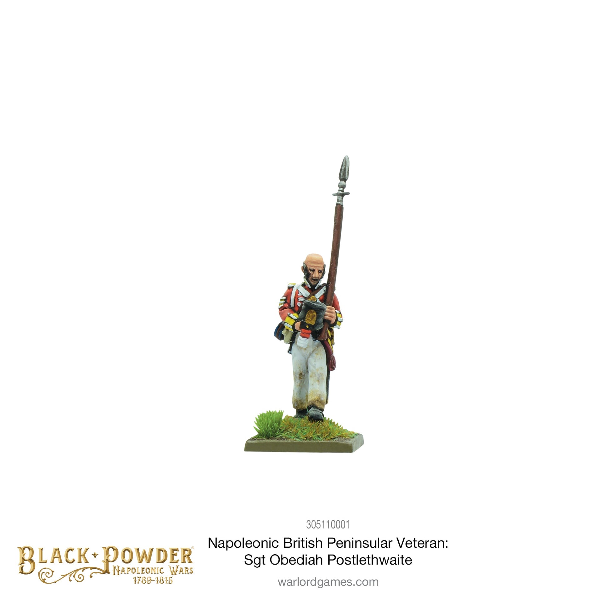Black Powder: British - Napoleonic British Peninsular Veteran: Sgt Obediah Postlethwaite