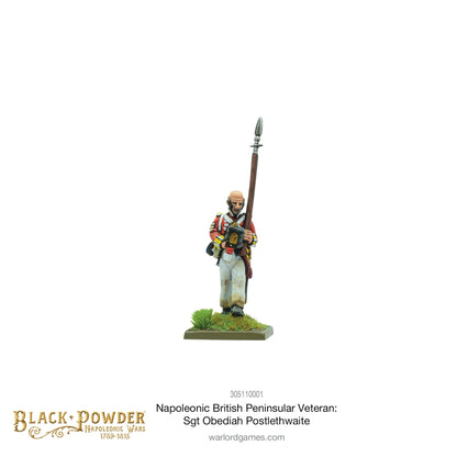 Black Powder: British - Napoleonic British Peninsular Veteran: Sgt Obediah Postlethwaite