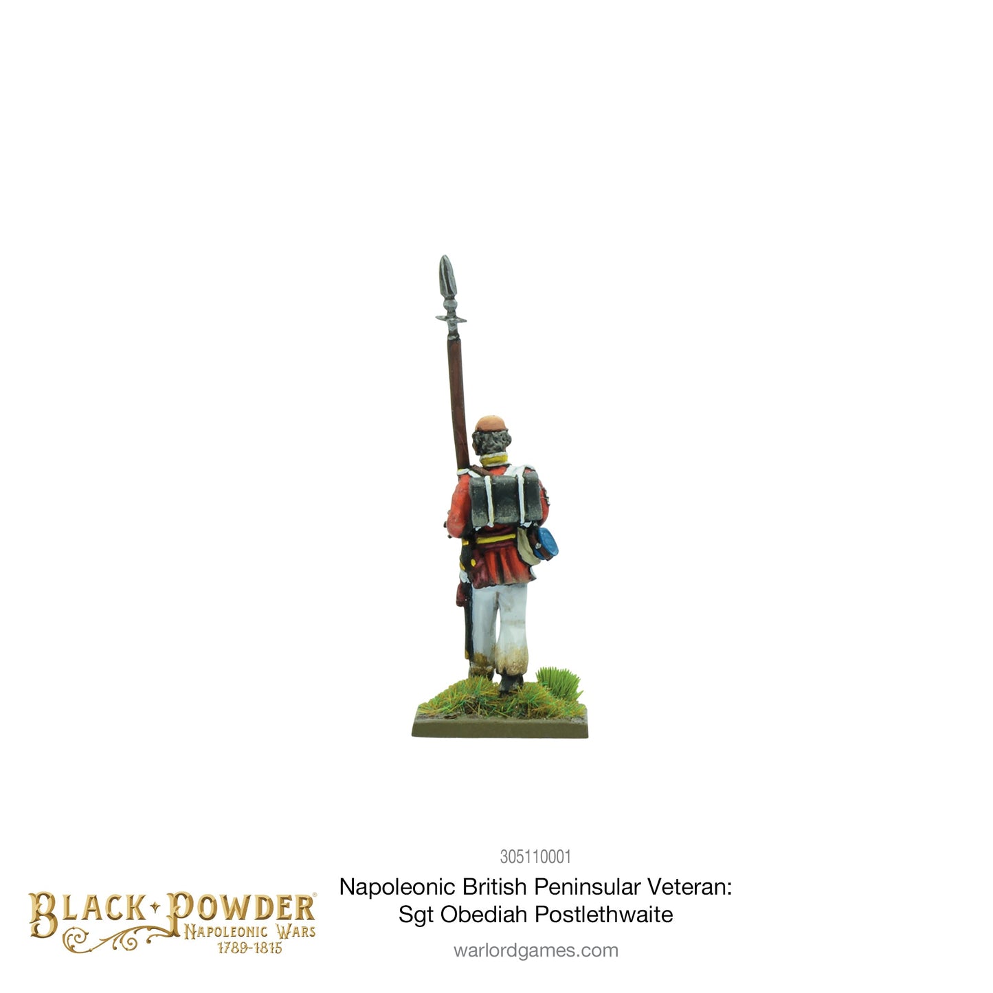 Black Powder: British - Napoleonic British Peninsular Veteran: Sgt Obediah Postlethwaite