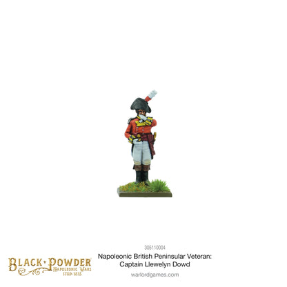 Black Powder: British - Napoleonic British Peninsular Veteran: Captain Llewelyn Dowd