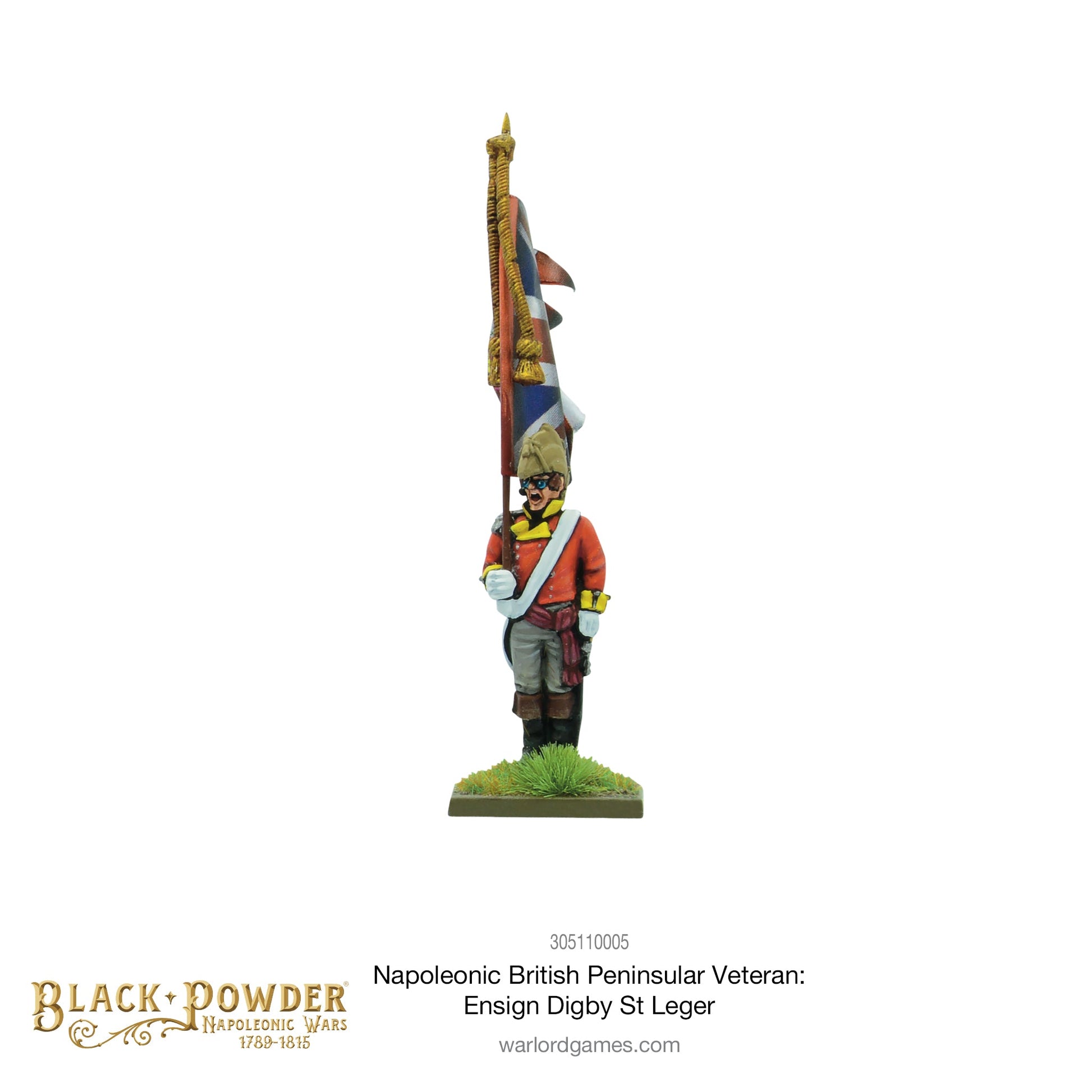 Black Powder: British - Napoleonic British Peninsular Veteran: Ensign Digby St.Leger