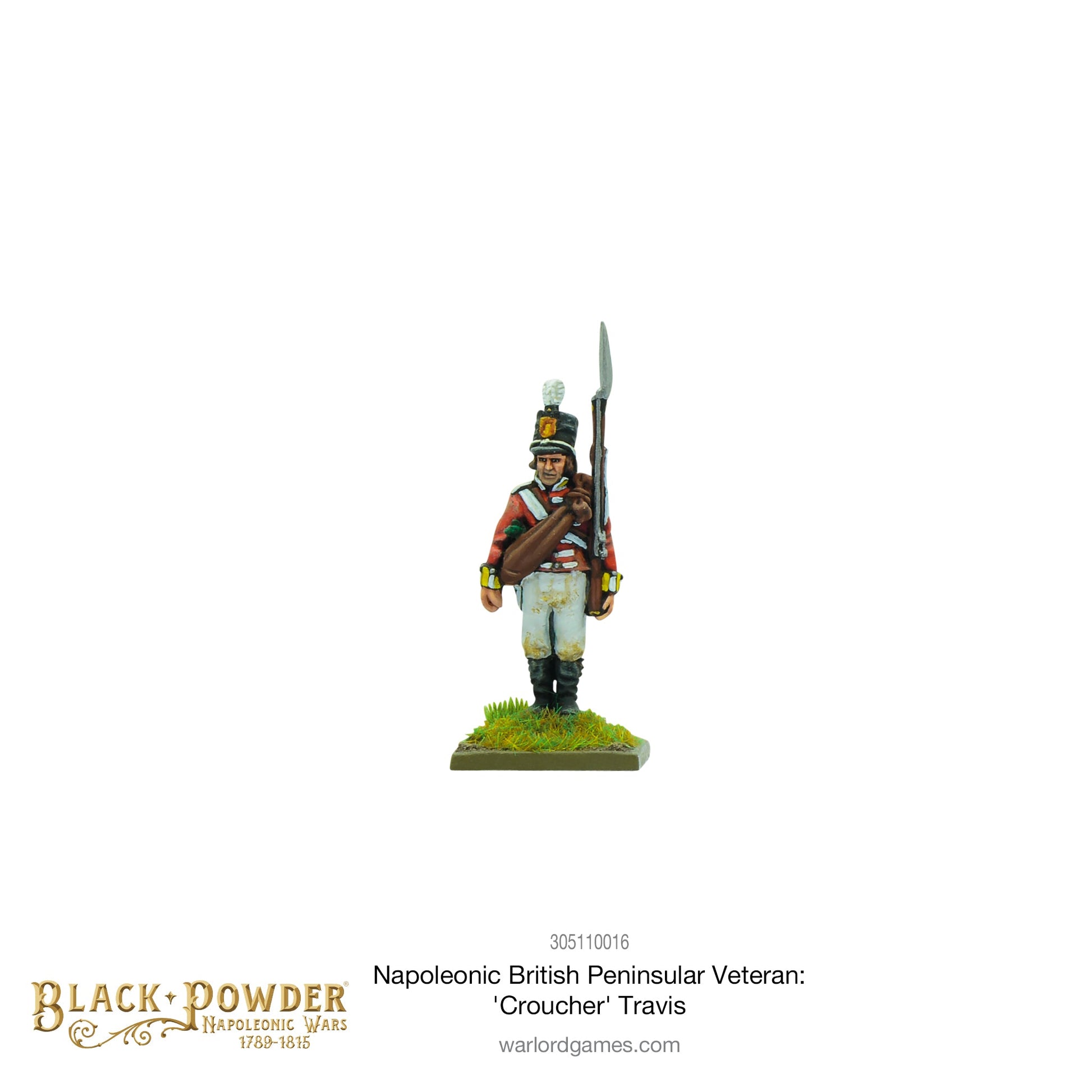 Black Powder: British - Napoleonic British Peninsular Veteran: 'Croucher' Travis