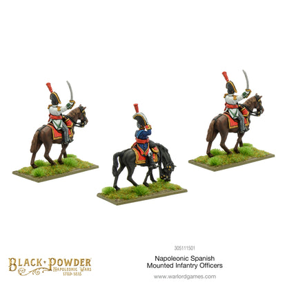 Black Powder: Napoleonic Spanish Mounted Infantry officers