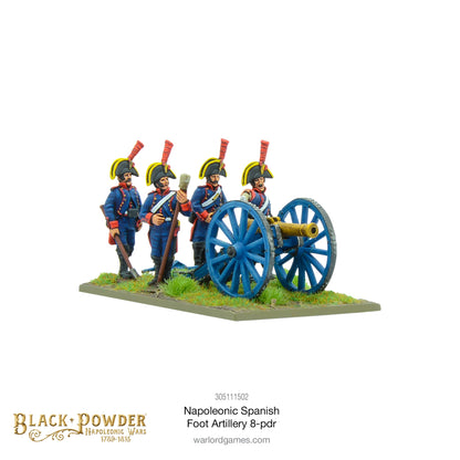 Black Powder: Napoleonic Spanish foot artillery 8-pdr