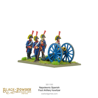 Black Powder: Napoleonic Spanish foot artillery howitzer