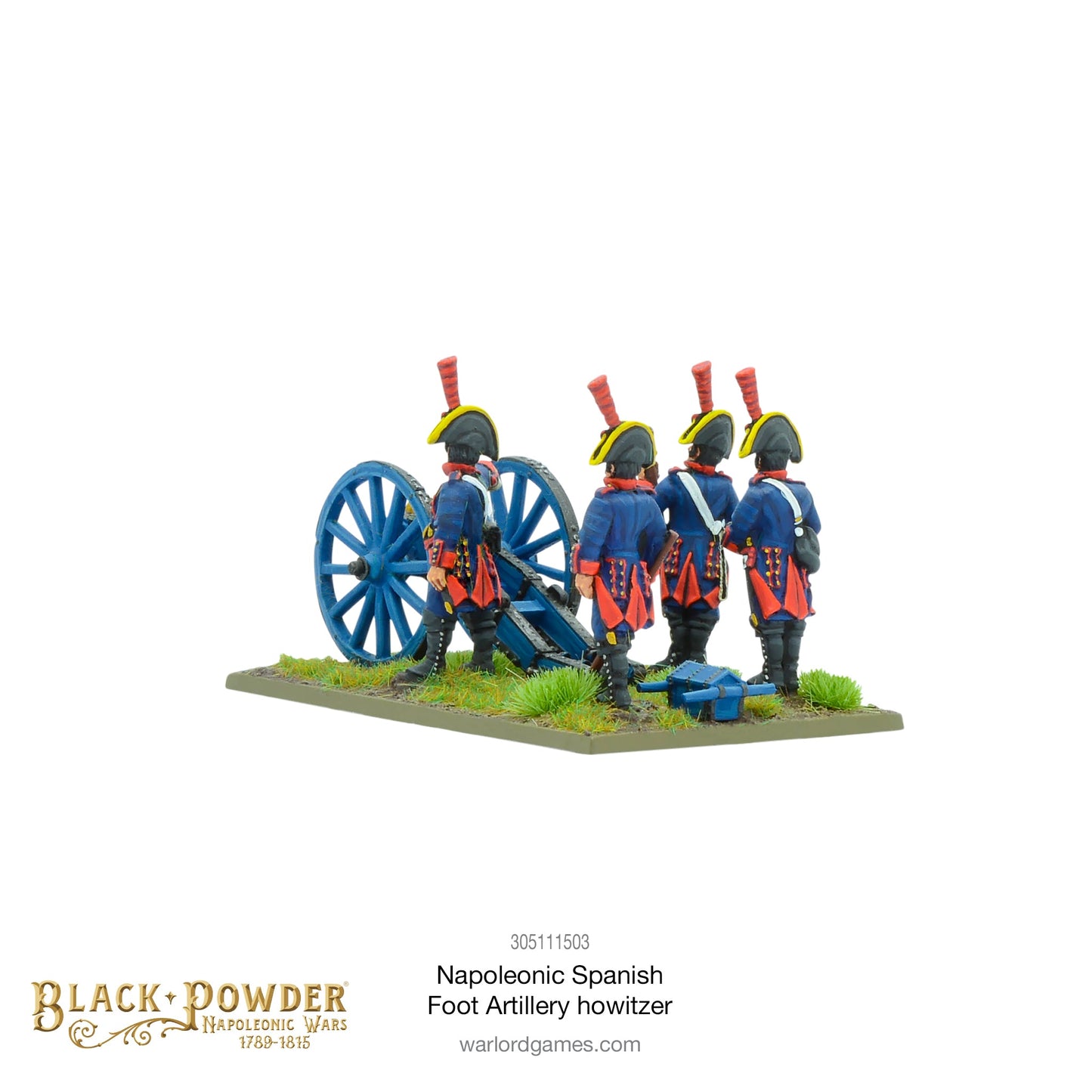 Black Powder: Napoleonic Spanish foot artillery howitzer