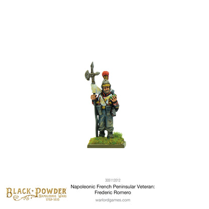 Black Powder: French - Napoleonic French Peninsular Veteran: Frederic Romero