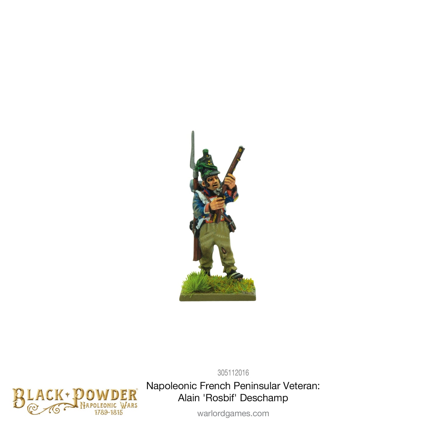 Black Powder: French - Napoleonic French Peninsular Veteran: Alain 'Rosbif' Deschamp