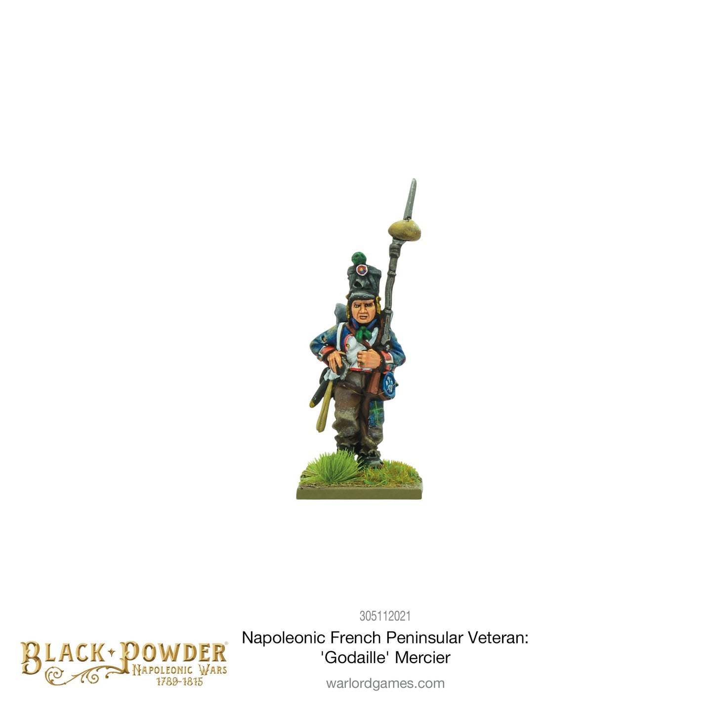 Black Powder: French - Napoleonic French Peninsular Veteran: 'Godaille' Mercier