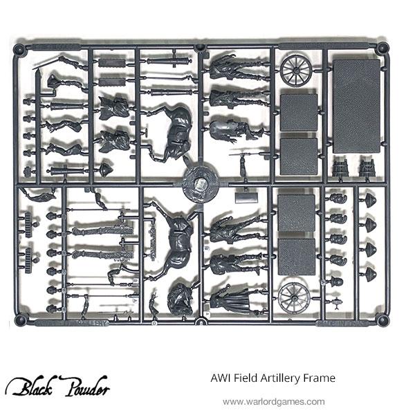 Black Powder: AWI Field Artillery Sprue