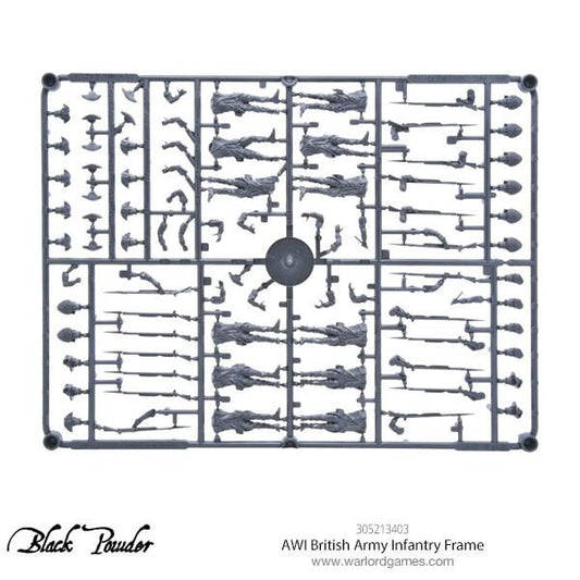 Black Powder: AWI British Army Infantry Sprue