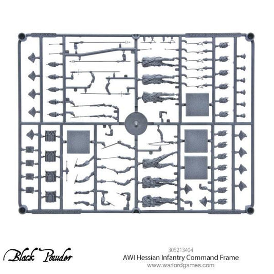 Black Powder: AWI Hessian Infantry Command Sprue