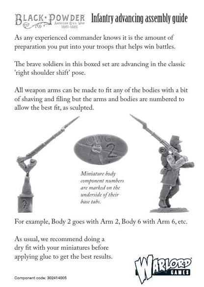 Black Powder: American Civil War: Infantry Regiment Advancing