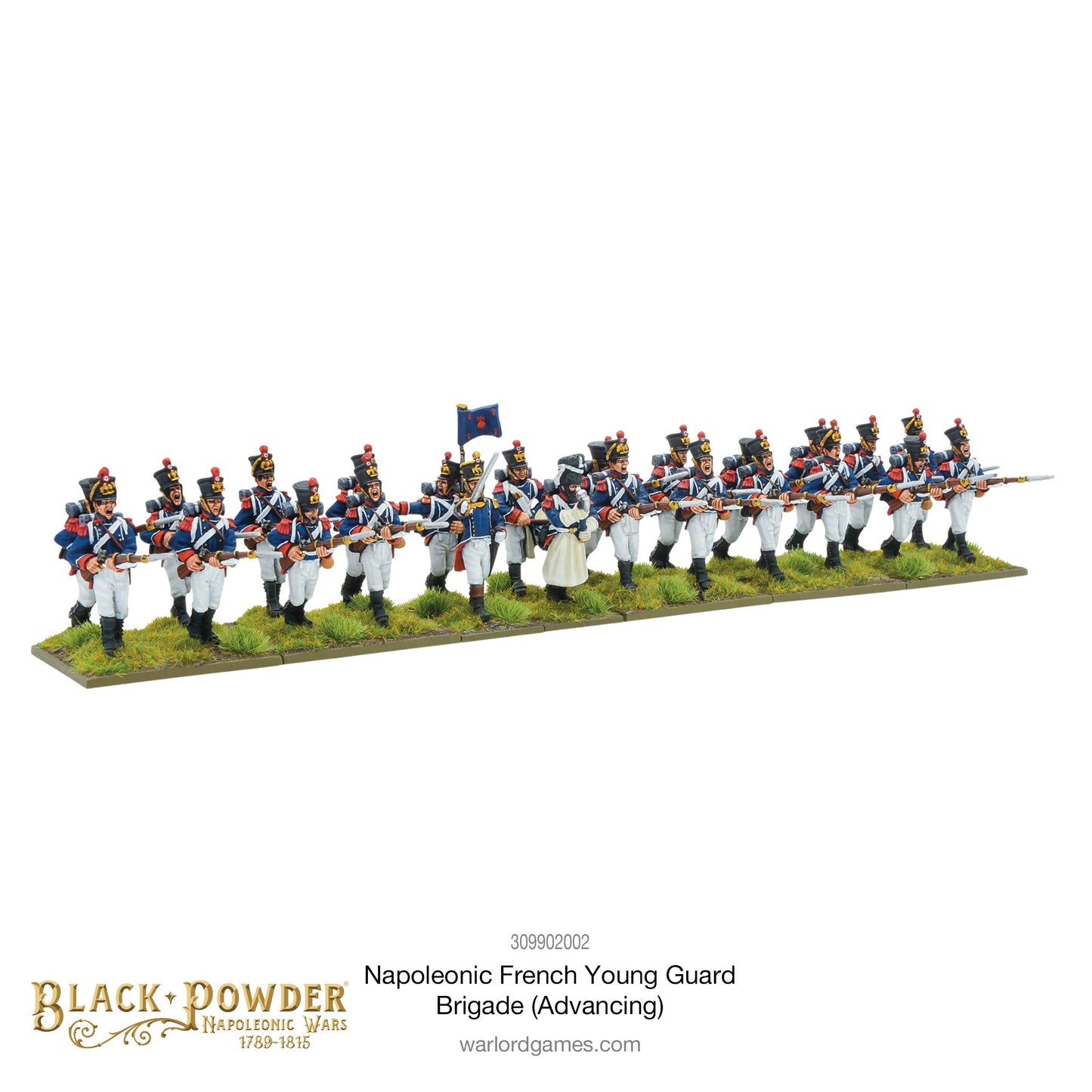 Black Powder: French - Napoleonic French Young Guard Brigade (Advancing)