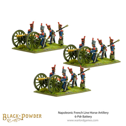 Black Powder: French - Napoleonic French Line Horse Artillery 6-Pdr Battery