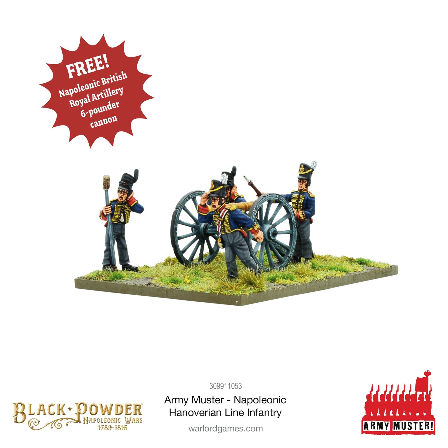 Black Powder: British - Army Muster: Napoleonic Hanoverian Line Infantry