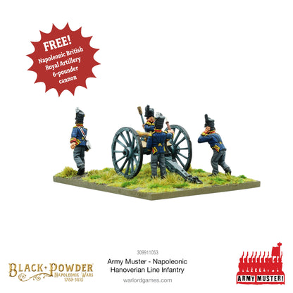 Black Powder: British - Army Muster: Napoleonic Hanoverian Line Infantry