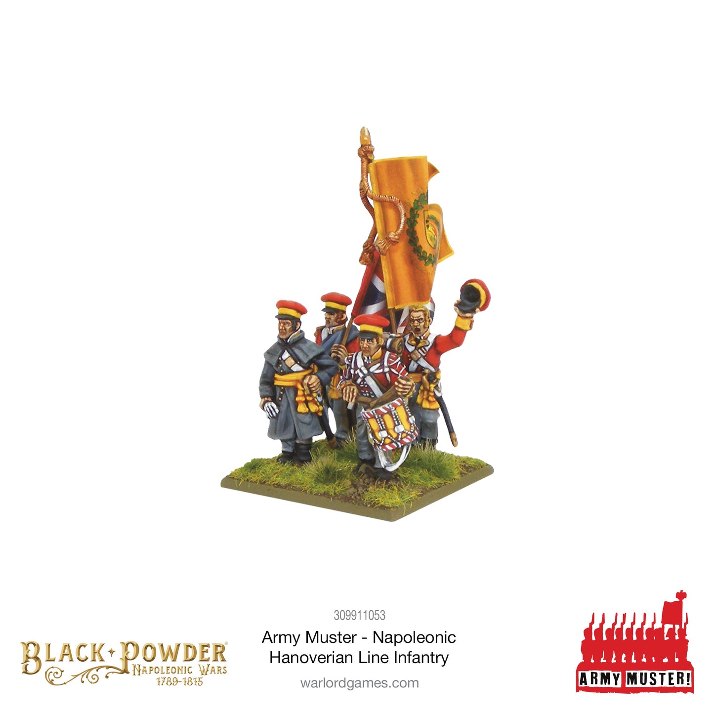 Black Powder: British - Army Muster: Napoleonic Hanoverian Line Infantry
