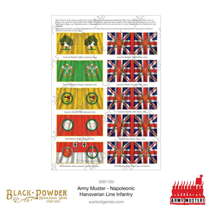 Black Powder: British - Army Muster: Napoleonic Hanoverian Line Infantry