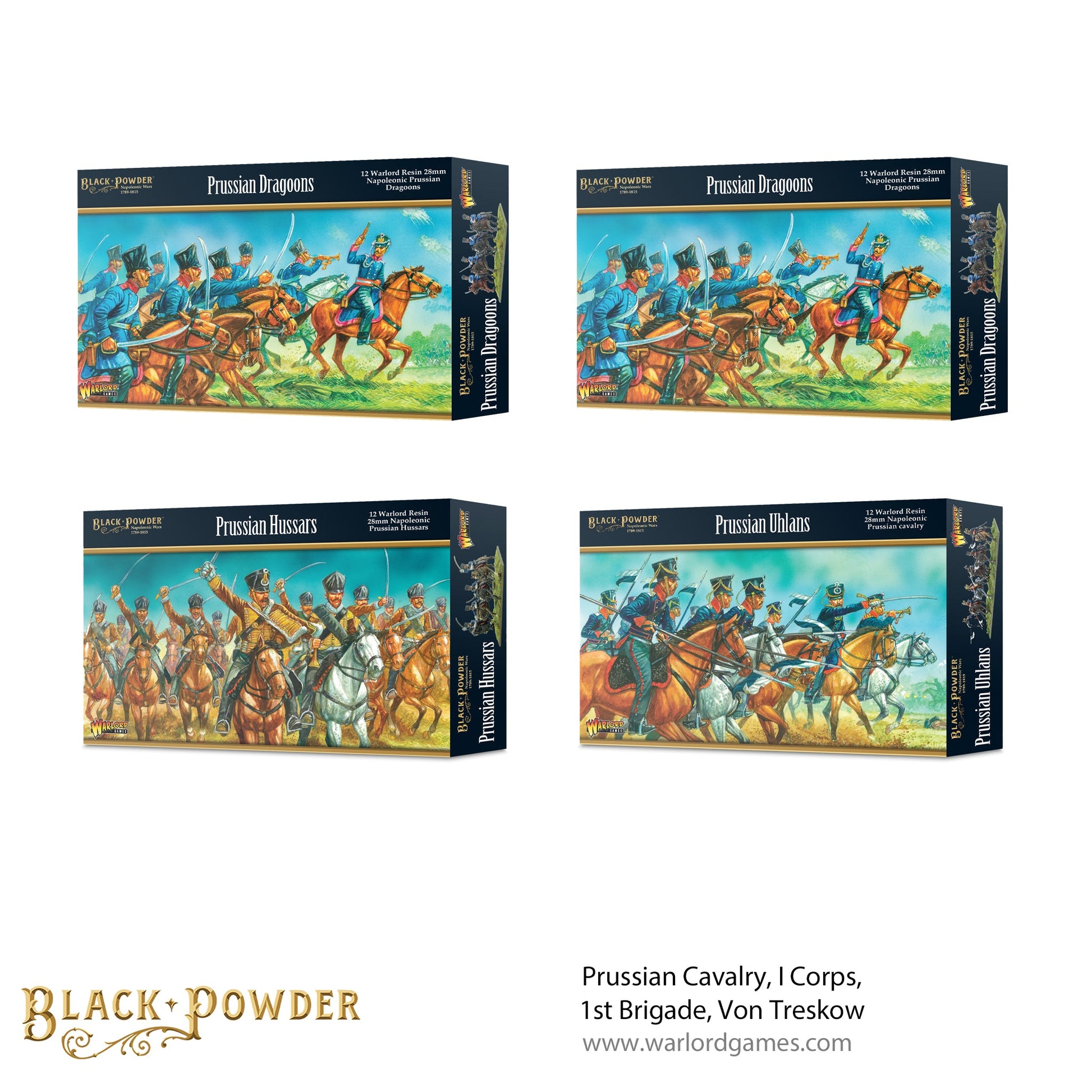 Black Powder: Prussians - Prussian Cavalry, I Corps, 1st Brigade, Von Treskow