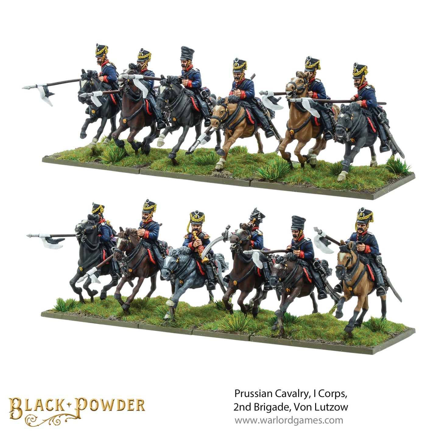 Black Powder: Prussians - Prussian Cavalry, I Corps, 2nd Brigade, Von Lutzow