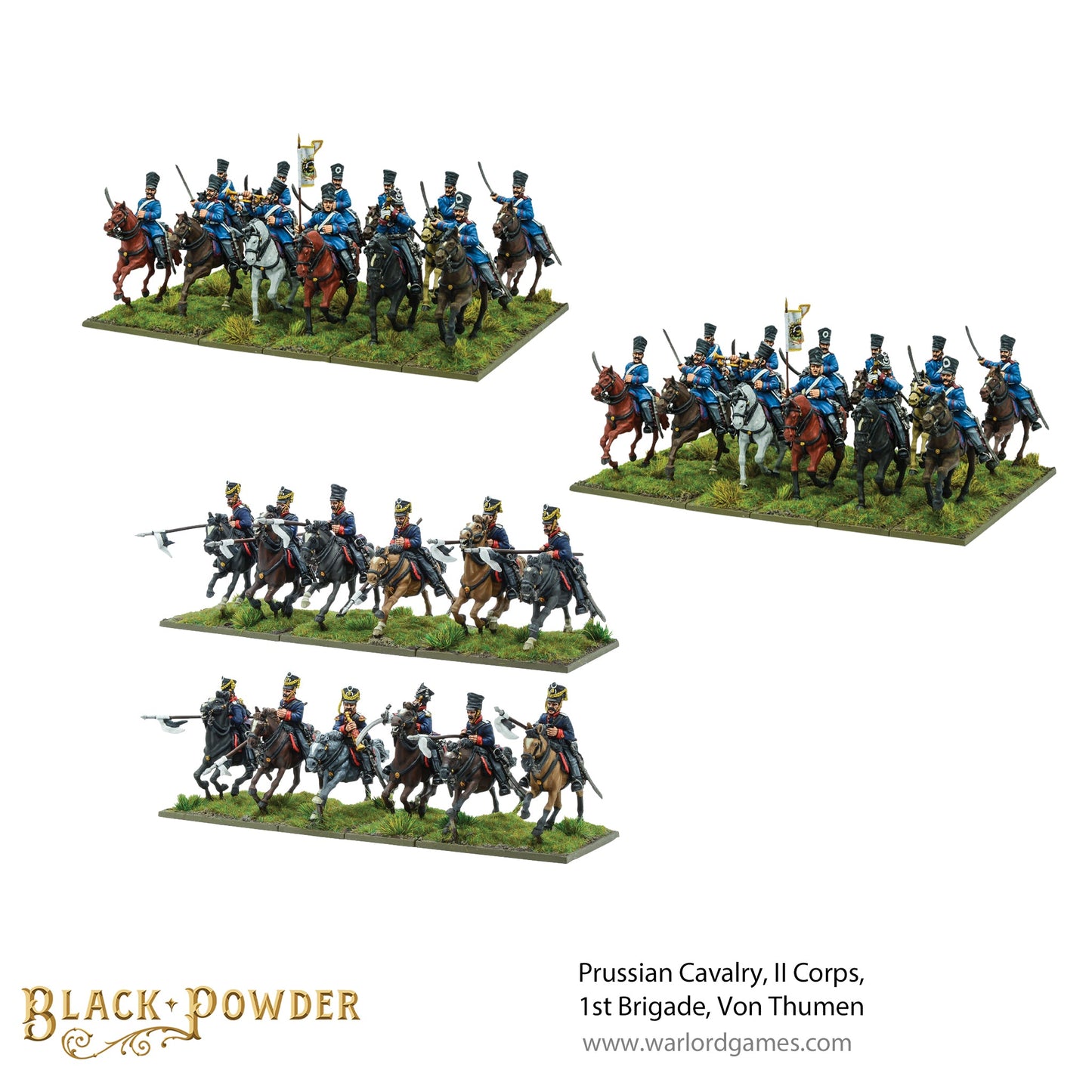 Black Powder: Prussians - Prussian Cavalry, II Corps, 1st Brigade, Von Thumen