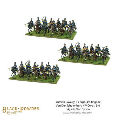 Black Powder: Prussians - Prussian Cavalry, II Corps, 3rd Brigade, Von Der Schulenburg / IV Corps, 3rd Brigade, Von Sydow