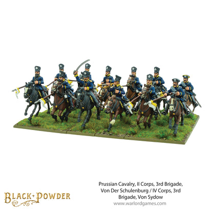 Black Powder: Prussians - Prussian Cavalry, II Corps, 3rd Brigade, Von Der Schulenburg / IV Corps, 3rd Brigade, Von Sydow