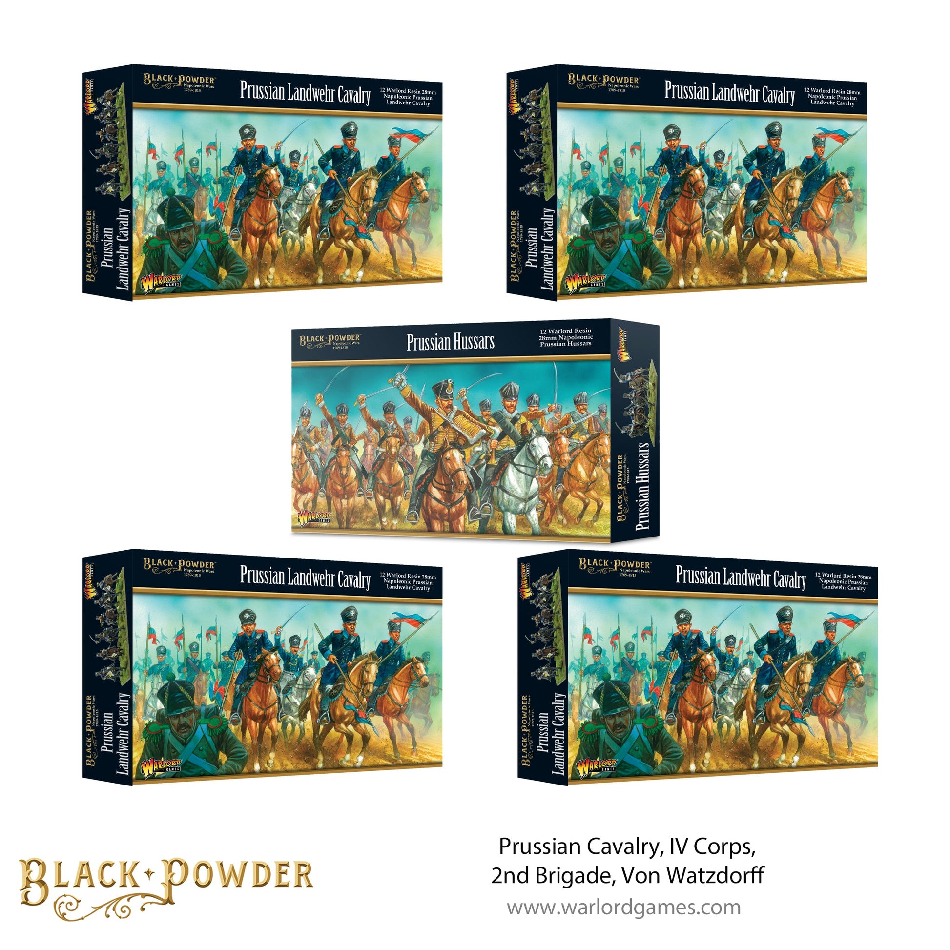 Black Powder: Prussians - Prussian Cavalry, IV Corps, 2nd Brigade, Von Watzdorff