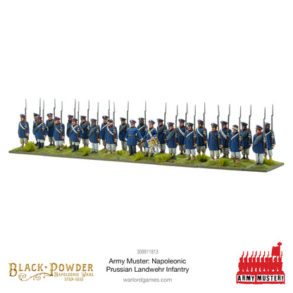 Black Powder: Prussians - Army Muster: Napoleonic Prussian Landwehr Infantry