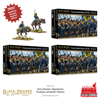 Black Powder: Prussians - Army Muster: Napoleonic Prussian Landwehr Infantry