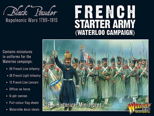 Black Powder: French - Napoleonic French starter army (Waterloo campaign)