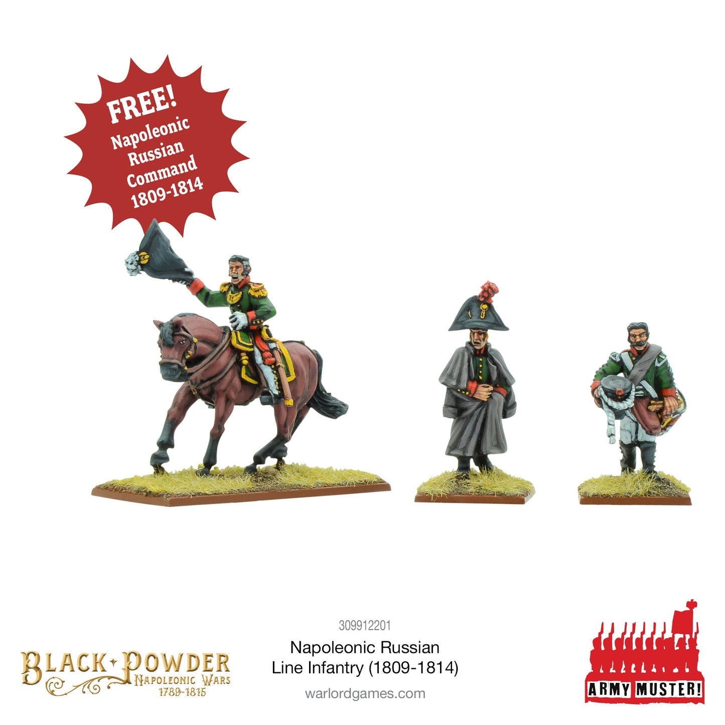 Black Powder: Army Muster: Napoleonic Russian Line Infantry (1809-1814)