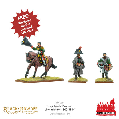Black Powder: Army Muster: Napoleonic Russian Line Infantry (1809-1814)