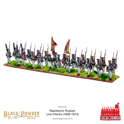 Black Powder: Army Muster: Napoleonic Russian Line Infantry (1809-1814)