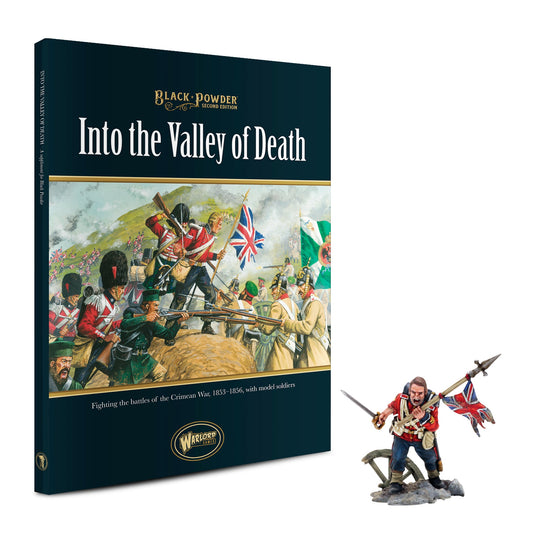 Black Powder: Into the Valley of Death (The Crimean War) Black Powder supplement with 'The Trooper' special miniature