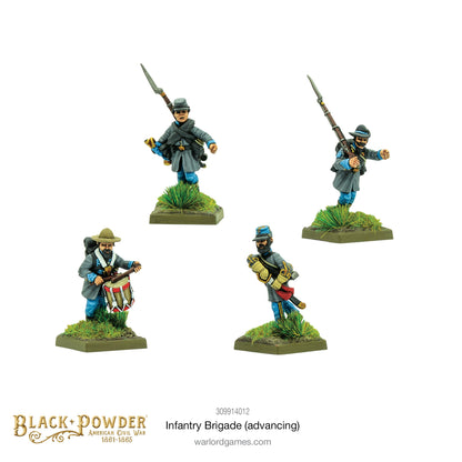 Black Powder: American Civil War Infantry Brigade (Advancing)