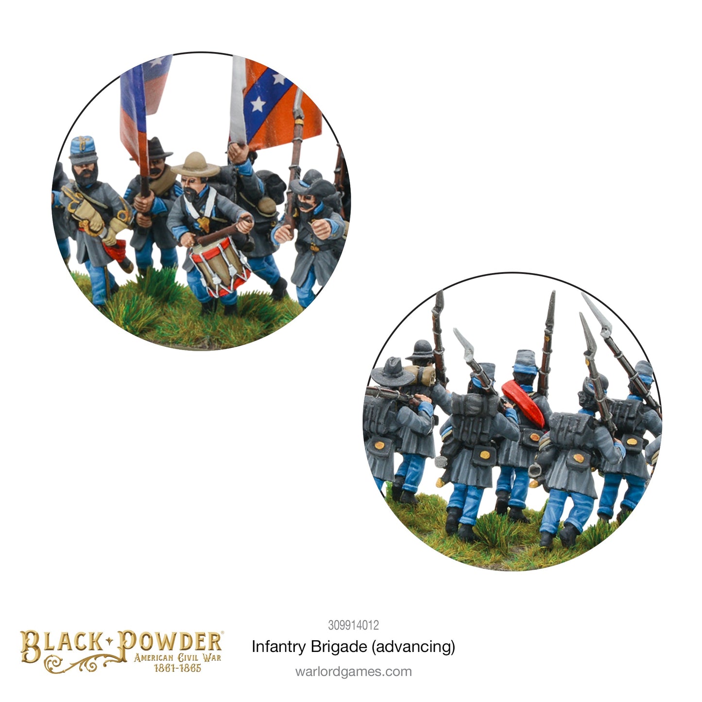 Black Powder: American Civil War Infantry Brigade (Advancing)