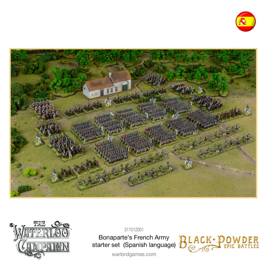 Epic Battles: Waterloo - Battles Waterloo - Bonaparte's French Army Starter Set (Spanish language)