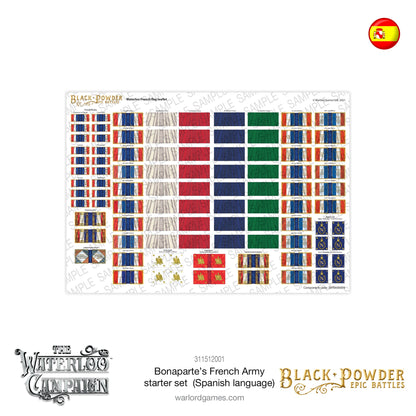 Epic Battles: Waterloo - Battles Waterloo - Bonaparte's French Army Starter Set (Spanish language)