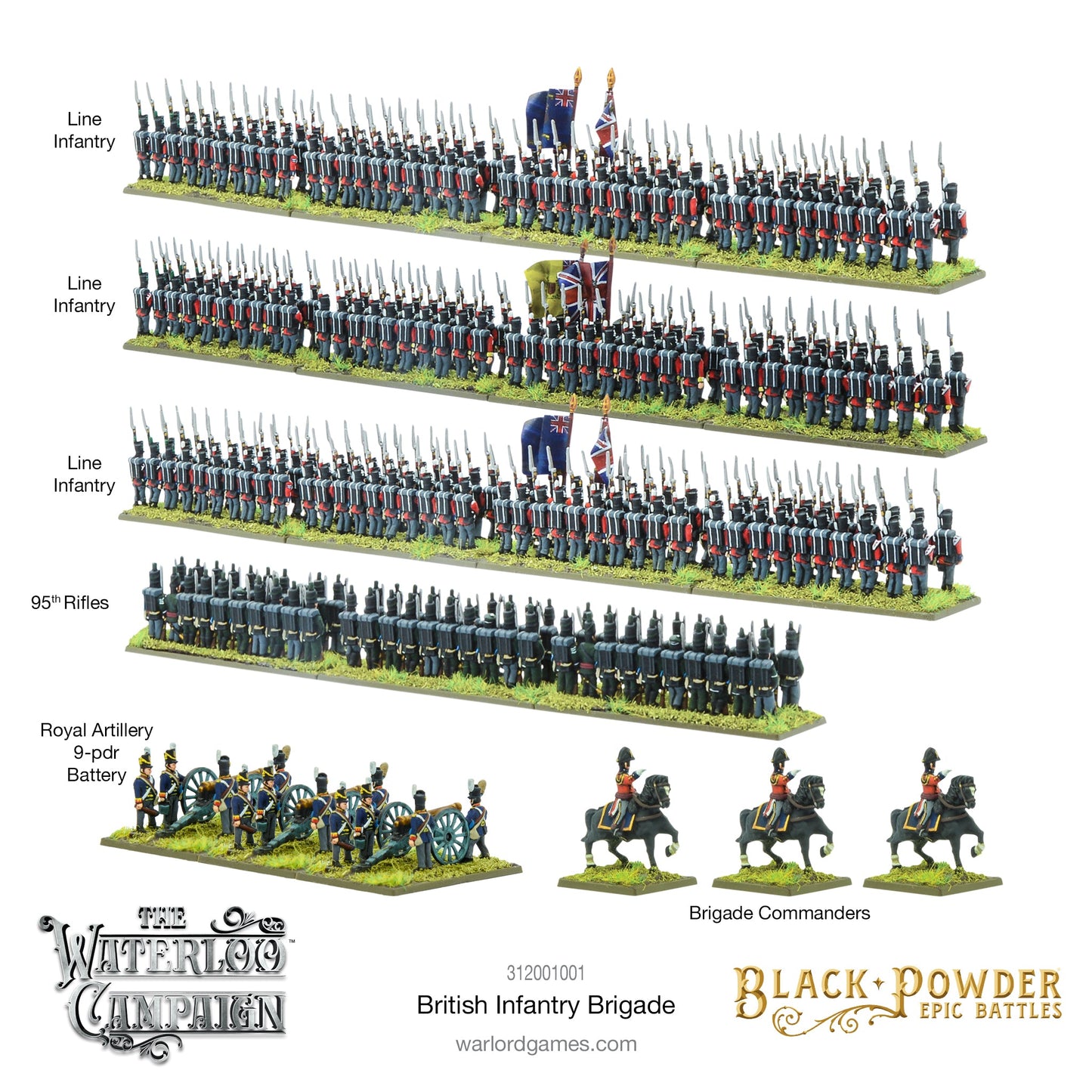Epic Battles: Waterloo - Battles: Waterloo - British Infantry Brigade
