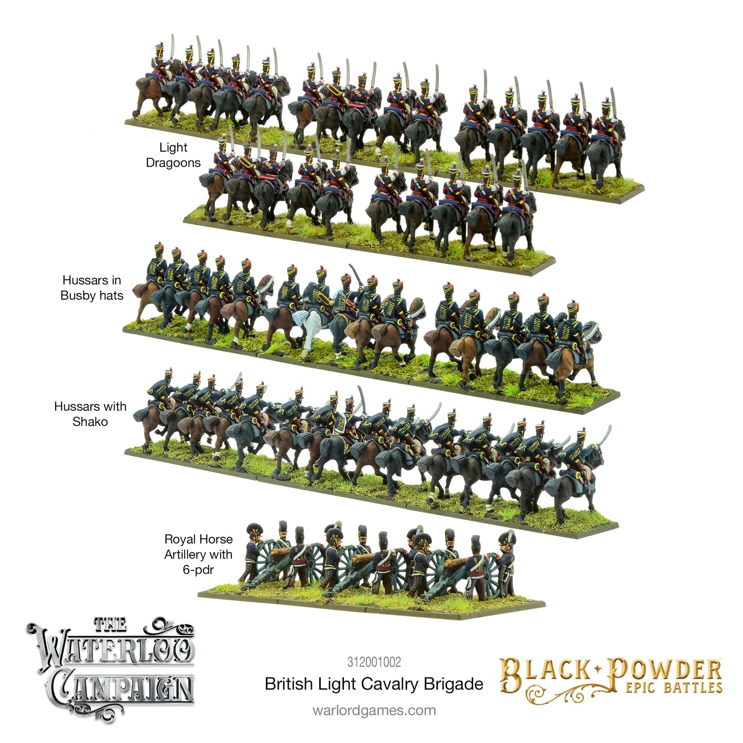 Epic Battles: Waterloo - Battles: Waterloo - British Light Cavalry Brigade