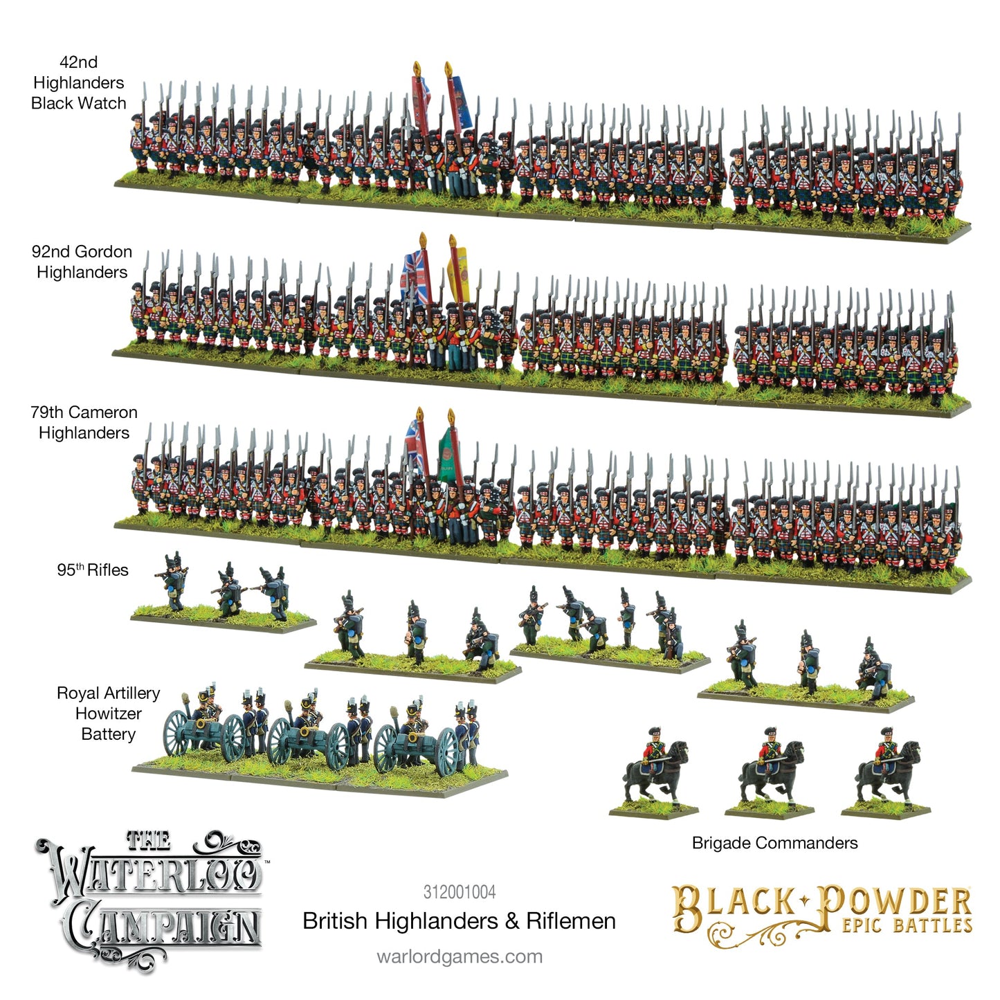 Epic Battles: Waterloo - Battles: British Highlanders & Riflemen