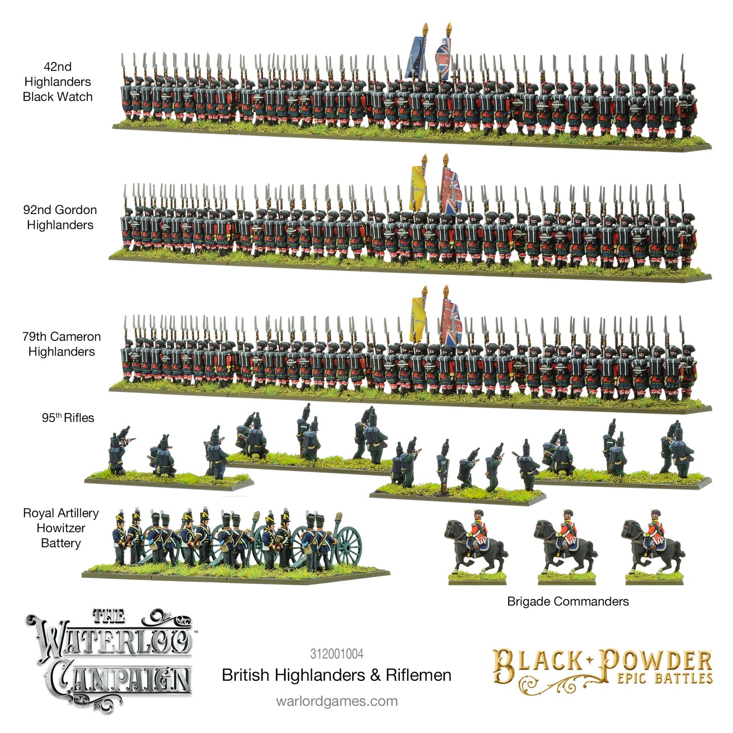 Epic Battles: Waterloo - Battles: British Highlanders & Riflemen