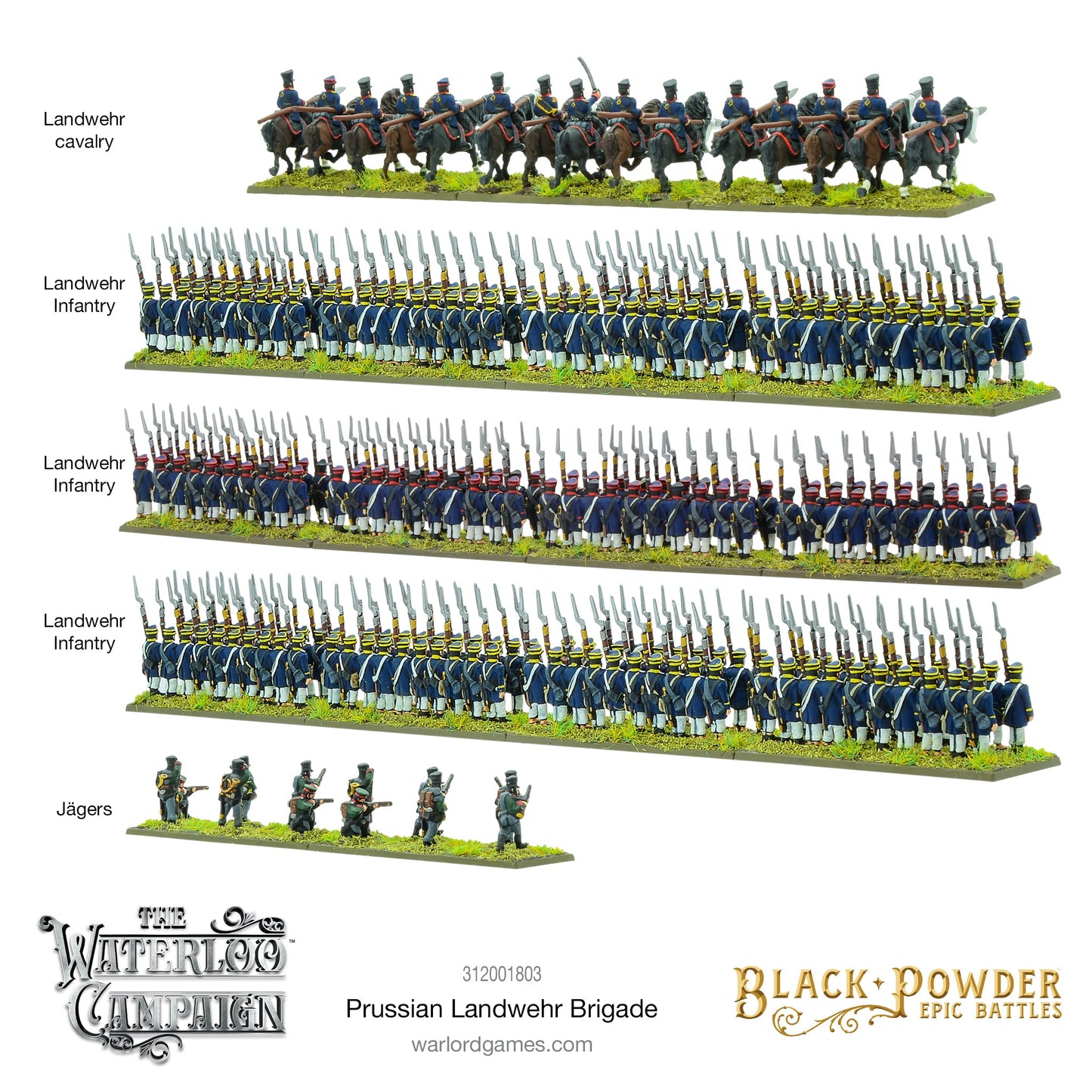 Epic Battles: Waterloo - Battles - Waterloo: Prussian Landwehr Brigade