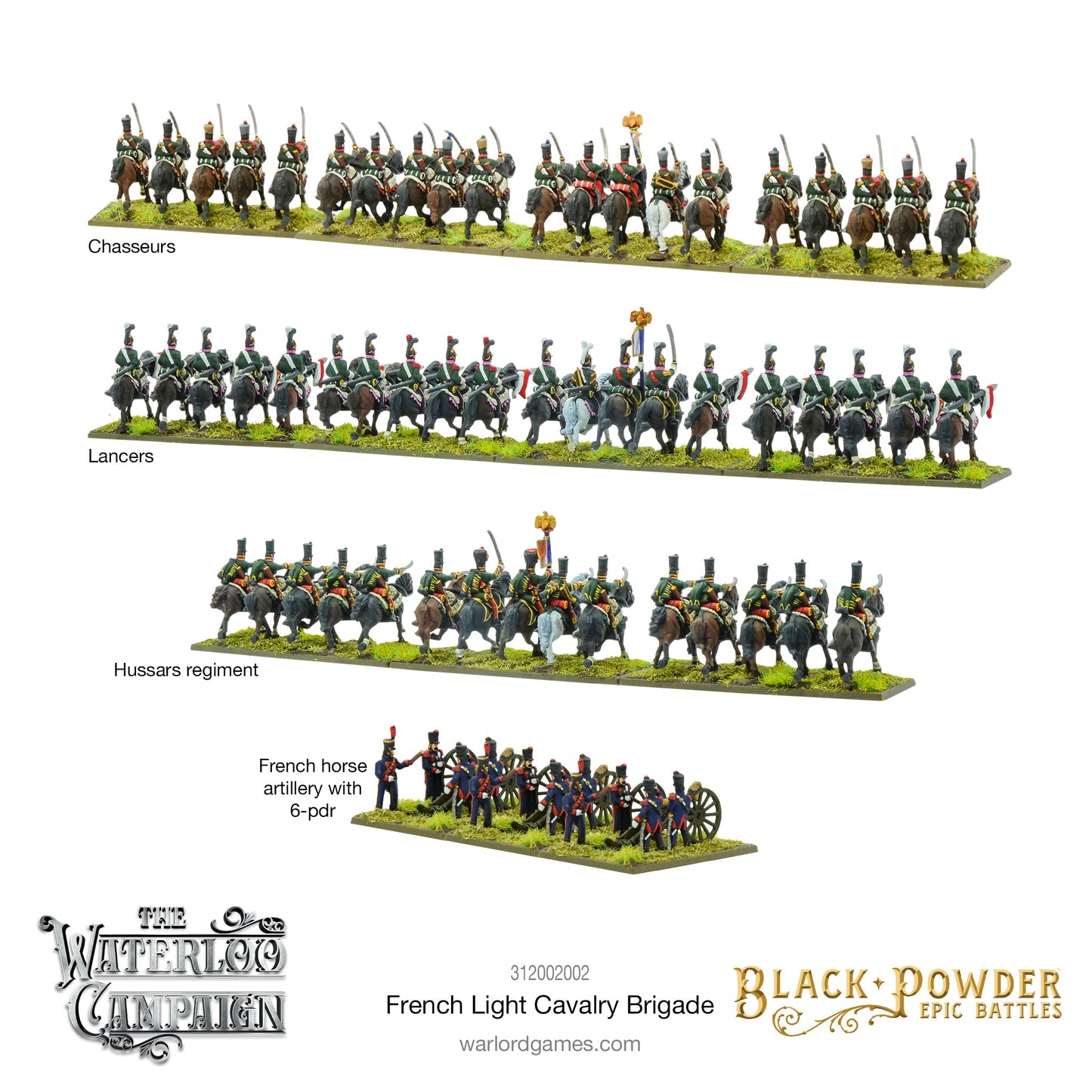 Epic Battles: Waterloo - Battles: Waterloo - French Light Cavalry Brigade