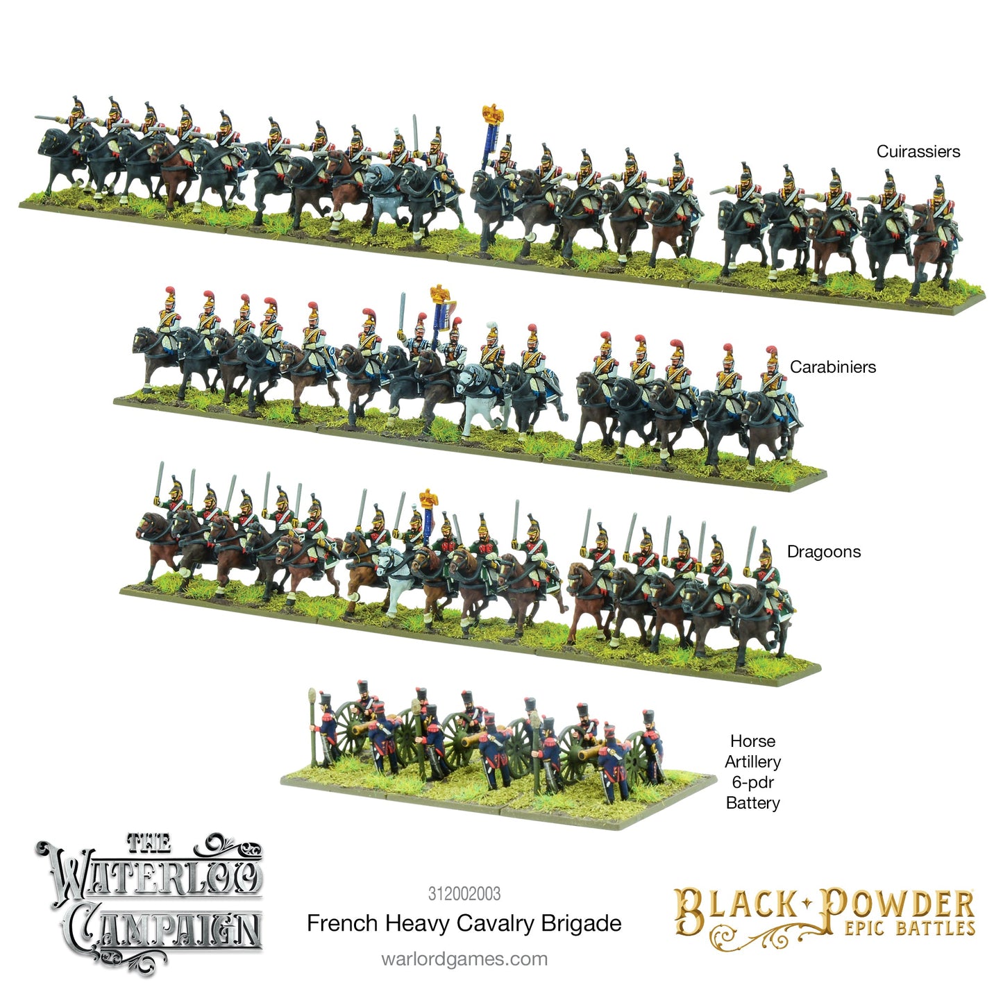 Epic Battles: Waterloo - Battles: Waterloo - French Heavy Cavalry Brigade
